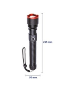 LINTERNA LED ALTA POTENCIA RECARGABLE USB TIPO C 20W 6000MAH F.BRIGHT 2