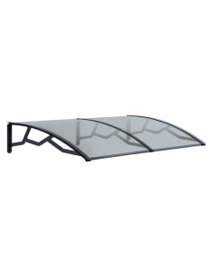 MARQUESINA DOBLE PE100145T POLICARBONATO TRANSPARENTE 965X1435X282 ARTPLAST