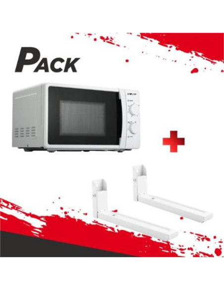 MICROONDAS 20 LITROS 700W FUNCIÓN DESCONGELACIÓN + SOPORTE PARA MICROONDAS
