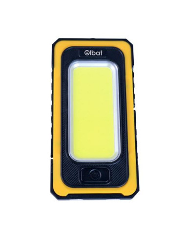 LINTERNA LED SOLAR RECARGABLE | GANCHO E IMÁN | COB 10W 800LM ELBAT
