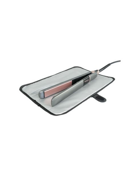 PLANCHA DE PELO CON PLACAS CERÁMICAS FLOTANTES Y FUNDA TÉRMICA JOCCA