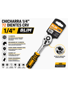 CHICHARRA 1/4\" 72 DIENTES CRV BLIM