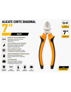 ALICATE CORTE DIAGONAL 7\" BLIM