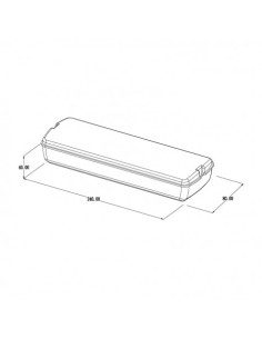LUZ DE EMERGENCIA 300 LUMENES 6000K ELBAT 2