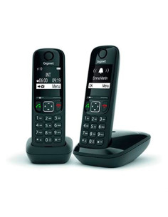 TELEFONO INALAMBRICO GIGASET AS690 DUO NEGRO 2