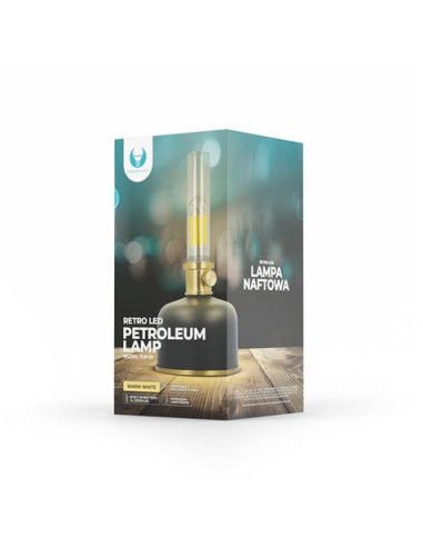 LAMPARA LED RETRO ESTILO LAMPARA DE GAS NEGRO FOREVER