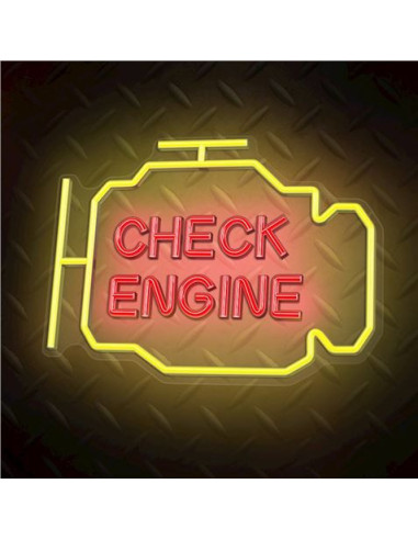 LAMPARA DECORATIVA LED NEO CHECK ENGINE FOREVER
