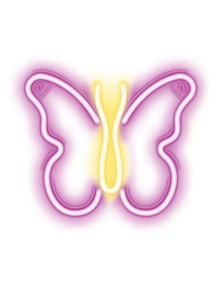 LAMPARA DECORATIVA NEON LED BUTERFLY FOREVER