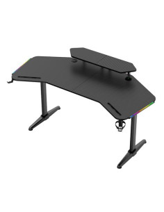 MESA GAMING PRO1500 XL FIBRA CARBONO | LUZ RGB SOUND MUVIP