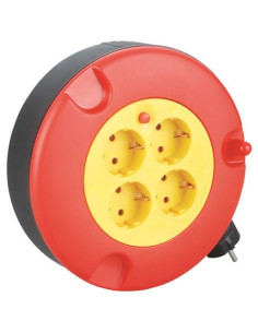 ENROLLADOR DE CABLE 5 METROS CABLE 3X1.5MM ELBAT