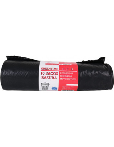 SACOS DE BASURA 150 LITROS 10 UNIDADES GREENTIME