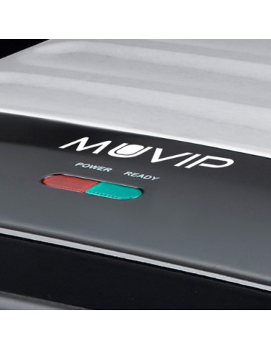 SANDWICHERA GRILL INOXIDABLE 1800W MUVIP