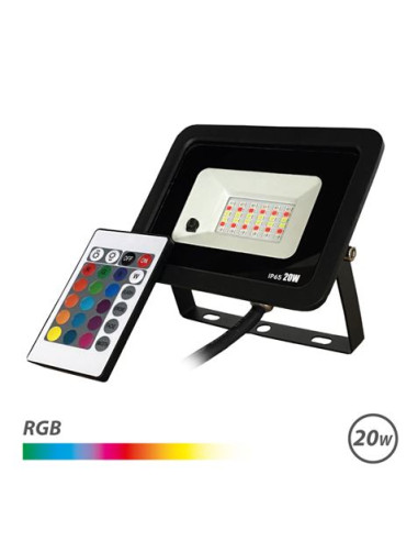 FOCO LED RGB 20W + MANDO ELBAT