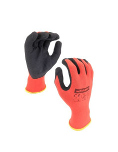 GUANTES DE PROTECCION NYLON + SPANDEX + NITRILO L MADER