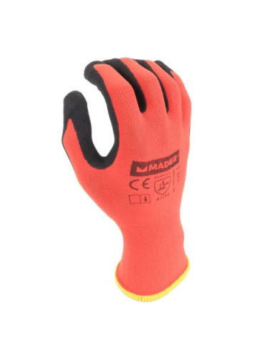 GUANTES DE PROTECCION NYLON + SPANDEX + NITRILO L MADER