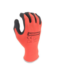 GUANTES DE PROTECCION NYLON + SPANDEX + NITRILO M MADER 2