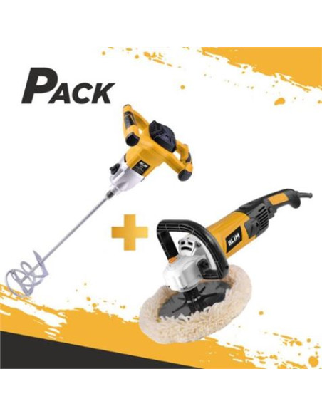 PACK PULIDORA 1500W + MEZCLADOR ELECTRICO 1500W BLIM