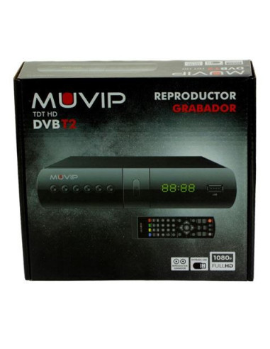 TDT HD REPRODUCTOR-GRABADOR DVB-T2 MUVIP