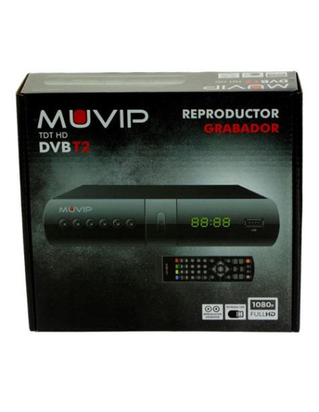 TDT HD REPRODUCTOR-GRABADOR DVB-T2 MUVIP