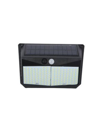 APLIQUE LED SOLAR 250LM ILUMINACIÓN 3 CARAS NEGRO ELBAT