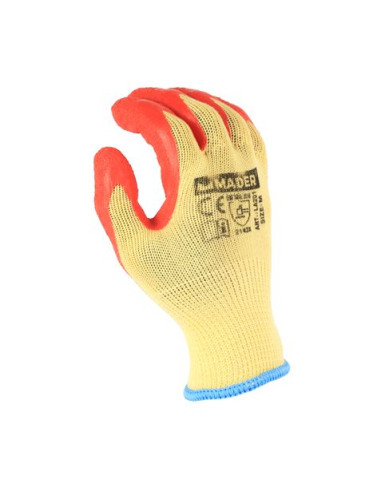 GUANTES DE PROTECCION ALGODON + LATEX TALLA M MADER