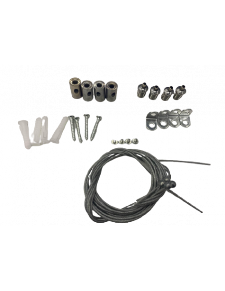 PACK PARA SUJECION EN SUSPENSION PANELES LED ELBAT