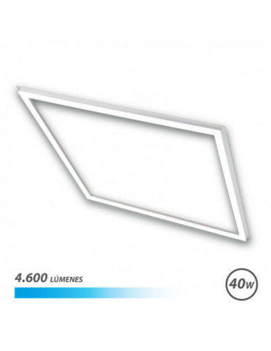 PANEL CON MARCO LED 60X60 40W 4600LM LUZ FRIA ELBAT