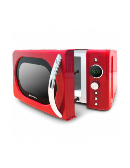 MICROONDAS VINTAGE ROJO 700W. GRUNKEL