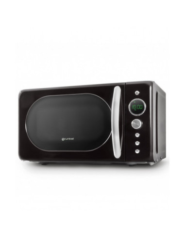 MICROONDAS VINTAGE NEGRO 700W. GRUNKEL