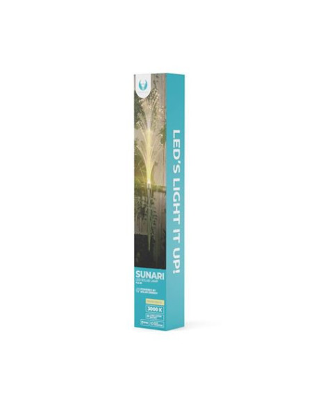 ESTACA SOLAR DECORATIVA JARDIN 100CM