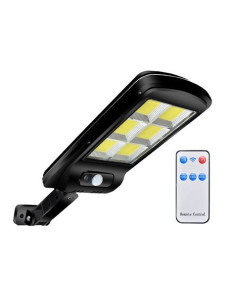 FAROLA LED COB SOLAR 4500LM + SENSOR + MANDO ELBAT