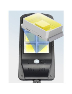 FOCO SOLAR CON SENSOR + MANDO 1000LM ELBAT