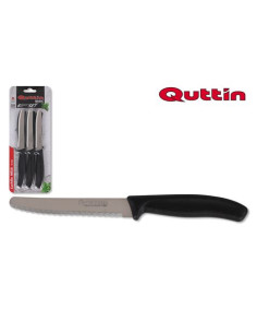 SET 6 CUCHILLOS MESA DE SIERRA 11CM QUTTIN