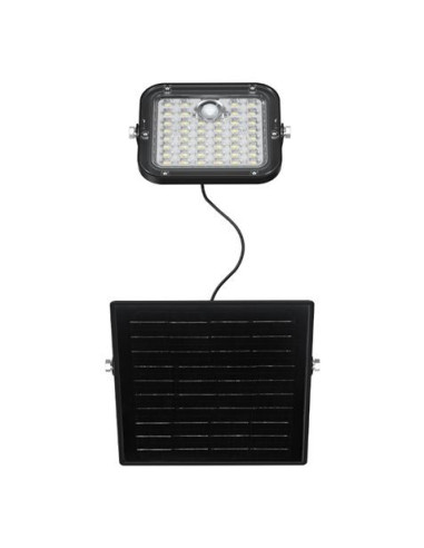 FOCO LED SOLAR 10W 1500LM CON SENSOR + MANDO + CCT 3000K/6000K ELBAT