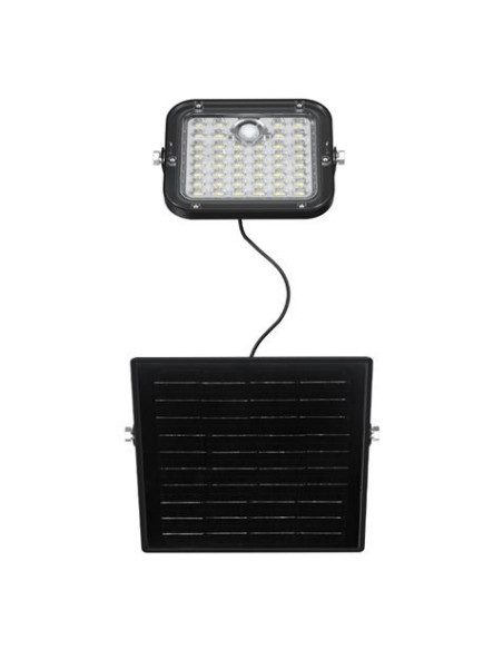 FOCO LED SOLAR 10W 1500LM CON SENSOR + MANDO + CCT 3000K/6000K ELBAT