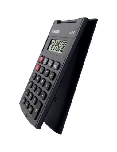 CALCULADORA DE BOLSILLO 8 DIGITOS CON TAPA AS-8 CANON