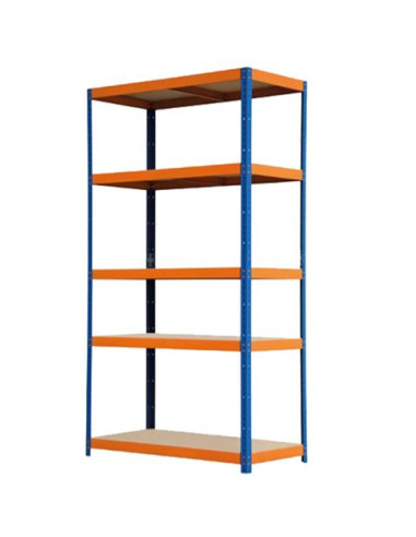 ESTANTERIA METALICA 5 BALDAS 180X100X40CM 175KGS BLIM