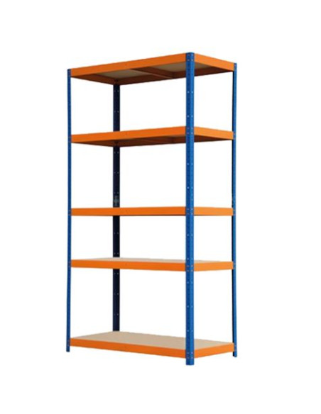 ESTANTERIA METALICA 5 BALDAS 180X100X40CM 175KGS BLIM