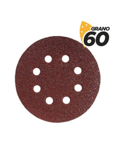PACK 10 LIJAS CIRCULARES 125MM GRANO 60 PARA BL0136 BLIM