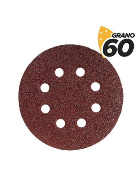PACK 10 LIJAS CIRCULARES 125MM GRANO 60 PARA BL0136 BLIM