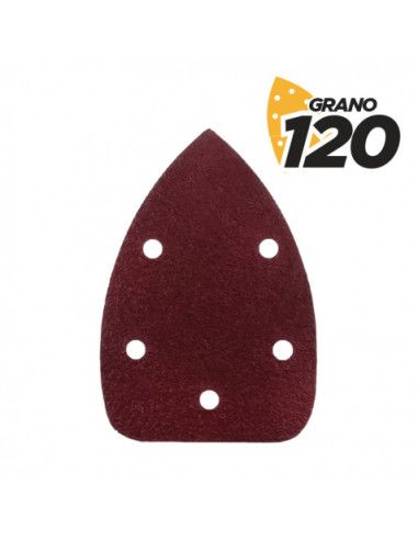 PACK 10 LIJAS GRANO 120 PARA LIJADORA BL0124