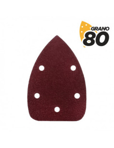 PACK 10 LIJAS GRANO 80 PARA LIJADORA BL0124