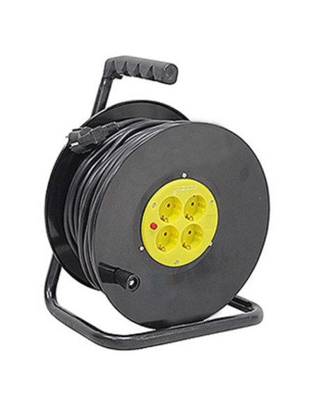 ENROLLADOR DE CABLE 25 METROS CABLE 3X1.5MM ELBAT