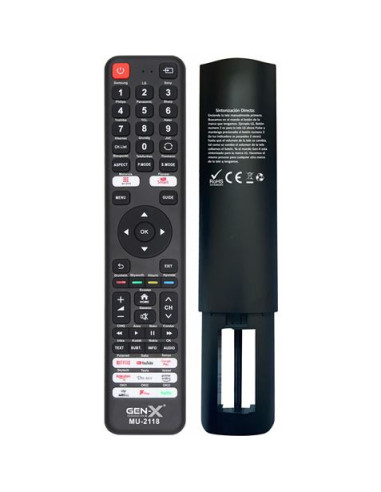 MANDO UNIVERSAL 40 EN 1 SIN CODIGOS MU-2118 GEN-X