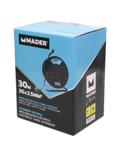 ENROLLADOR DE CABLE 30 METROS CABLE 3X2.5MM MADER 2