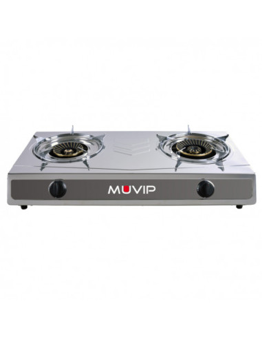 COCINA GAS INOX 2 FUEGOS SERIE STRONG MUVIP