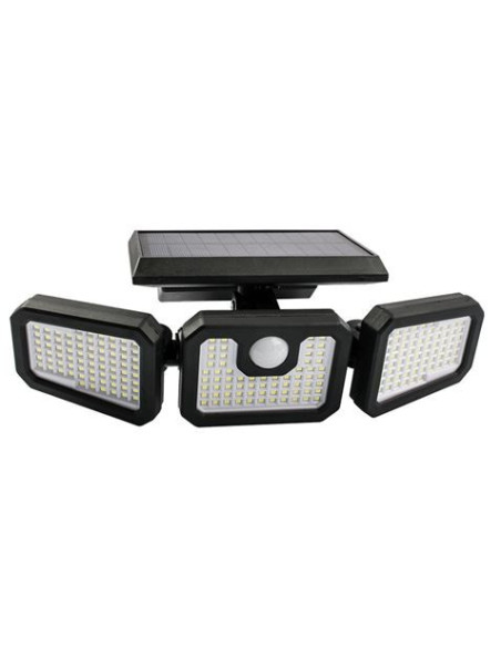 FOCO SOLAR TRIPLE CON SENSOR 800LM ELBAT