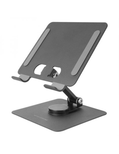 SOPORTE PARA TABLETS EN ACERO 360º NEGRO MARS GAMING