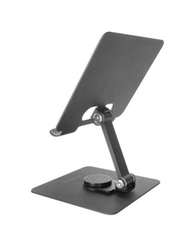 SOPORTE PARA TABLETS EN ACERO 360º NEGRO MARS GAMING
