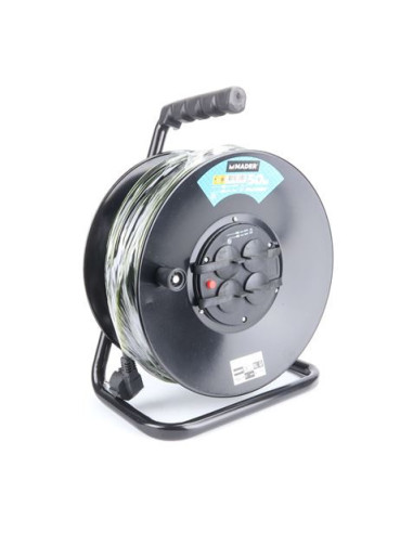 ENROLLADOR DE CABLE 50 METROS CABLE 3X2.5MM MADER